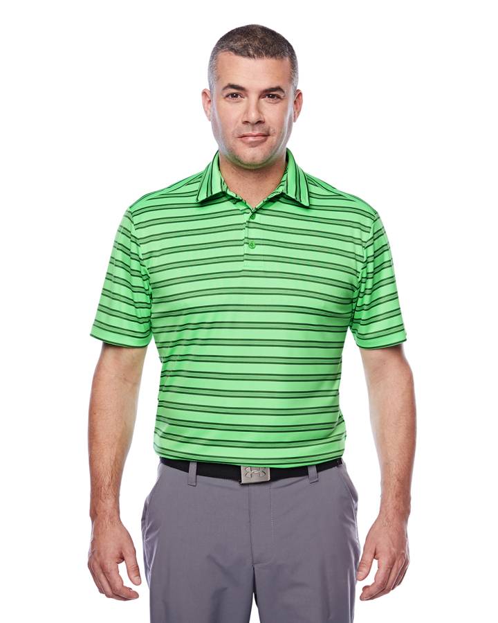 under armour tech stripe polo